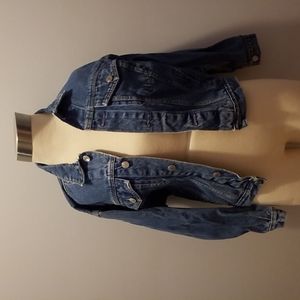 GAP JACKET Coat Size XL UNISEX Denim Jean Jacket Blue Classic Vintage Style